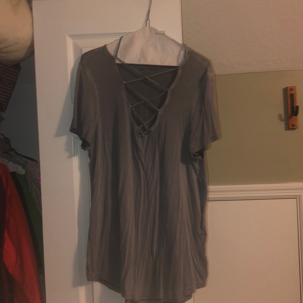 Soft and sexy strappy tee